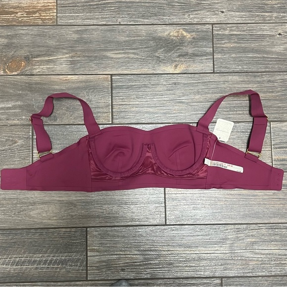 NWT $48 Free People Naomi Longline Bra XS or Small Dried Rose Pink - Picture 10 of 16